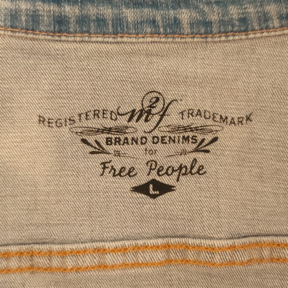 Free people vintage style Jean vest